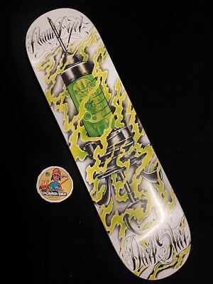 RARE Adam Duet Poison Syringe Darkstar Skateboard Deck Pro Model In Shrink