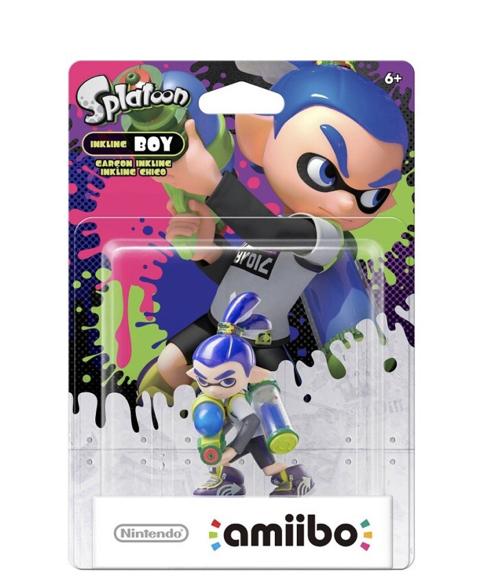 アミーボ　スプラトゥーン SPLATOON Amiibo Splatoon Boy Nintendo Figure Toy + Tracking Num | eBay