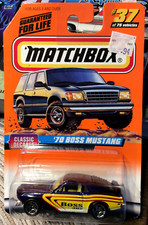 1998 Matchbox 70 Boss Mustang 302 Purple Classics Decades 3775 - 1998 Matchbox 70 Boss Mustang 302 Purple Classics Decades 3775 -