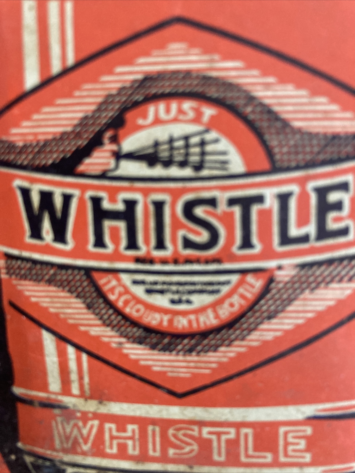vintage whistle soda sign eBay