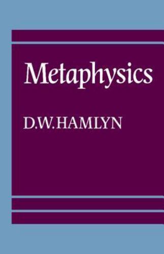 Metaphysics Hamlyn Paperback Cambridge University Press 9780521286909