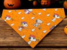 Halloween Dog Bandana OVER THE COLLAR Costumes Pirate Mummy Bandanas Cartoon