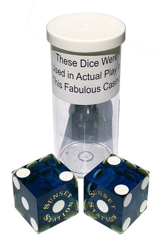 Authentic Las Vegas Casino 19mm Craps Dice Pairs - Matching Serial Numbers - Picture 101 of 125