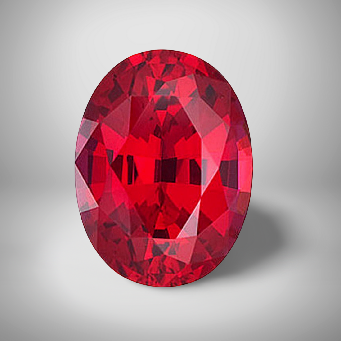 Ruby Oval Cut Loose Gemstone 2 Carats 10x8mm Lustrous Sparkle