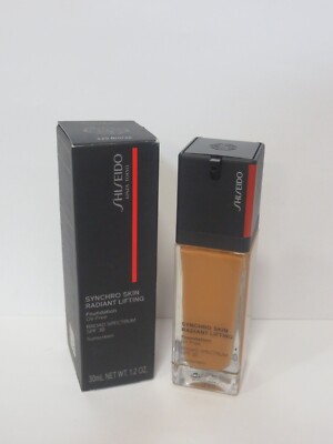 SHISEIDO SYNCHRO SKIN RADIANT LIFTING FOUNDATION #420 BRONZE 1.2 OZ BOXED