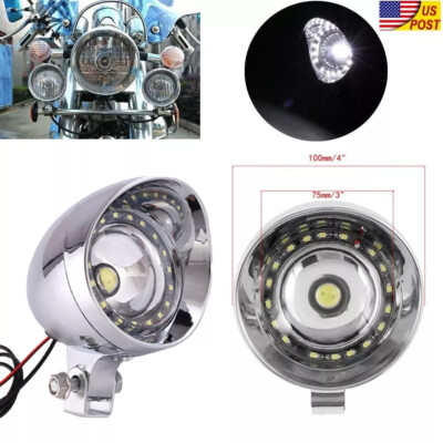 Driving Headlight Spot Light For Honda Shadow Aero Ace Phantom VLX VT 750 1100