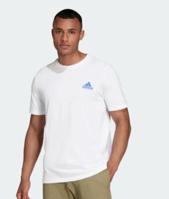 adidas デンマーク　B.93 シャツ 白 adidas Men's Barricade Graphic Logo Tennis T-Shirt White
