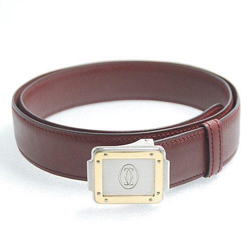 CARTIER Santos Belt Gold x Silver 
