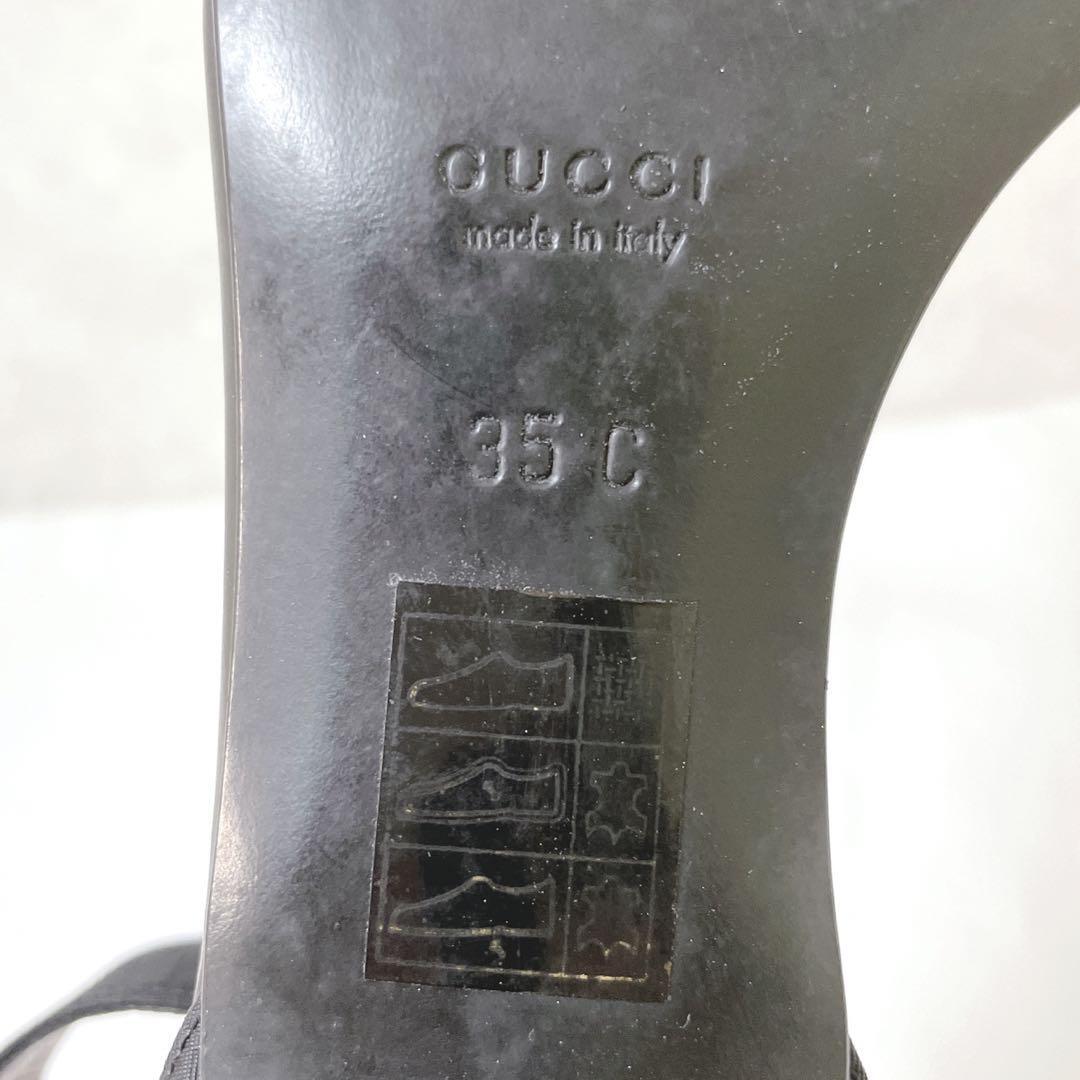 Gucci Pumps Sandals GG Pattern Canvas Black Size 35 US About5 For Women thumbnail 18