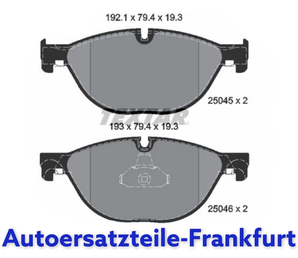 TEXTAR Bremsbeläge BMW 5 5er F10 F11 F07 + 6 6er F12 F13 F06 + 7er F01-04 VORNE - Bild 4 von 4