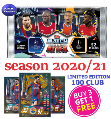 Match Attax 2020 21 Rare Gold Silver Bronze Limited Edition 100 Club Mint Ebay