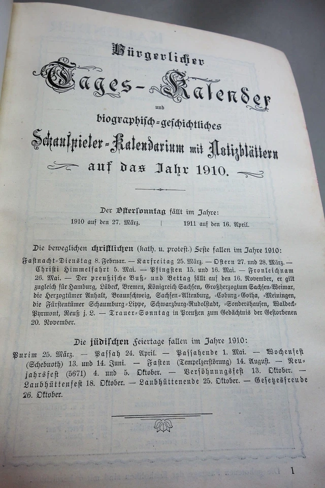 Neuer Theater-Almanach 1910 Jahrbuch Adressbuch Deutscher Bühnen-Verein Inserate - Bild 3 von 4