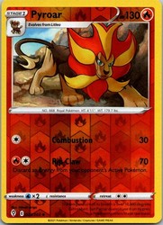 Pyroar 023/203 Evolving Skies Reverse Holo Uncommon