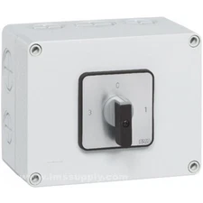 Baco Controls ID02ACQ PR63 63 A Cam Switch, 2-Poles, 6-Contacts MFGD