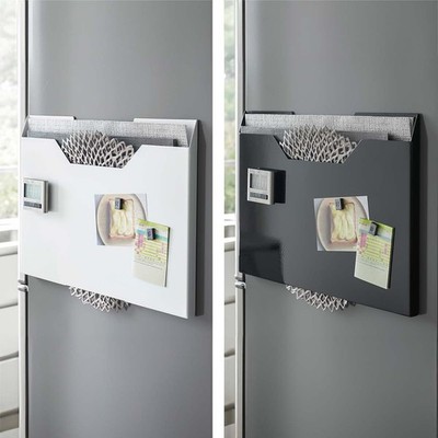 Yamazaki Home Tischset-Aufbewahrung magnetisch für Sets Platzdecken bis 50cm