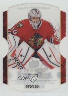 2014-15 Upper Deck Clear Cut Stoppers 70/100 Corey Crawford #CCS-CC 1o3