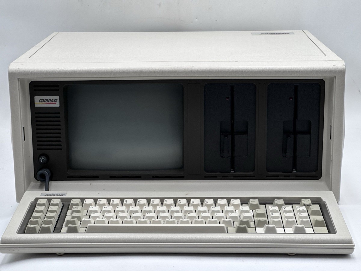 Vintage COMPAQ 101709 Portable Luggable Computer For Repair | eBay