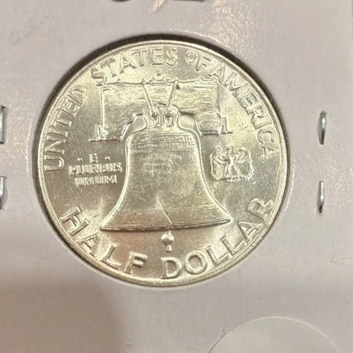 1959-D Franklin Half Dollar Silver 50C Uncirculated Coin Denver Mint