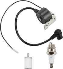 Husqvarna 55 Rancher Coil, Ignition Coil Module with Fuel Filter Spark Plug for