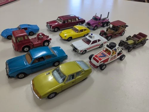 Vintage Matchbox Corgi Whizzwheels CAR LOT V12 Jaguar Cortina Silver Shadow Limo