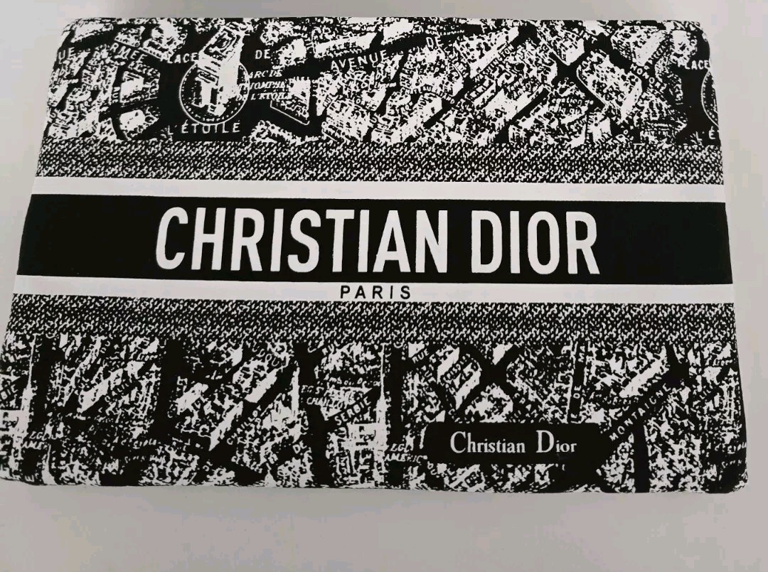 NEW CHRISTIAN DIOR Plan De Paris Map Makeup Bag Novelty GWP Pouch
