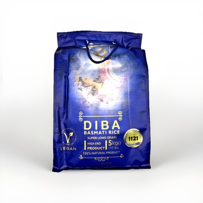 DIBA Creamy Sella Basmati Reis - 1121 Parboiled  5kg (3,79  /KG) **SONDERPREIS**