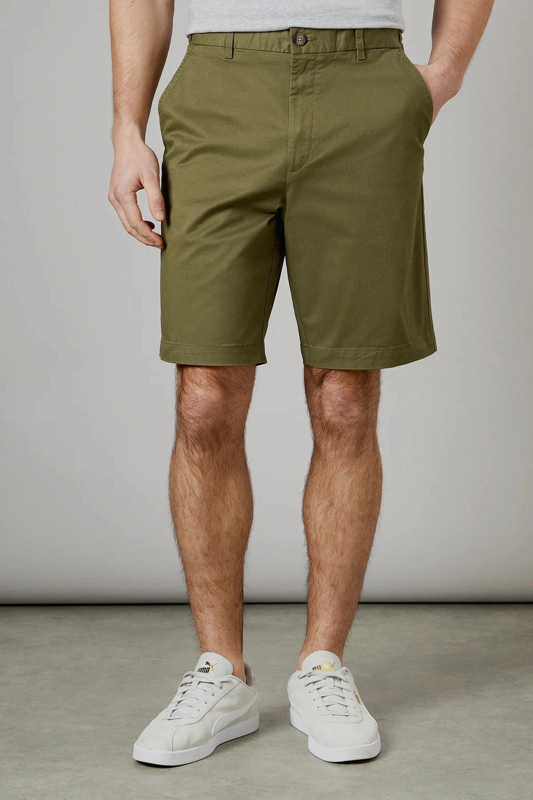 Maine Khaki Shorts Mens Casual Shorts