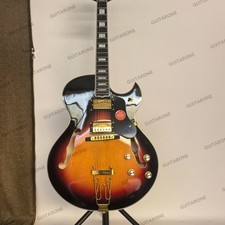 Semi Hollow Body Electric Guitar Stainless Steel Round Frets Edged Fast Shipping