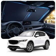2026 Upgraded DooGooCoo Windshield Sun Shade for Mazda CX5 2017-2025 2026 Coo