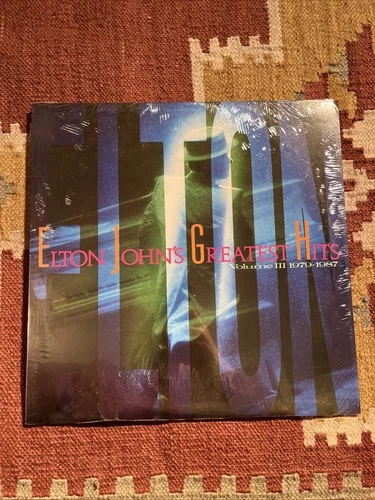ELTON JOHN - GREATEST HITS VOL. 3 ORIG 1987 US 12" VINYL LP Sealed (SHIPS QUICK)