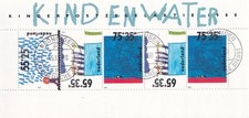 SA23a Netherlands 1988 Children s Drawings used minisheet