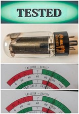 RCA 5U4GB Tube Black Plates Side Getter TESTED Fender Super Reverb Mesa Boogie