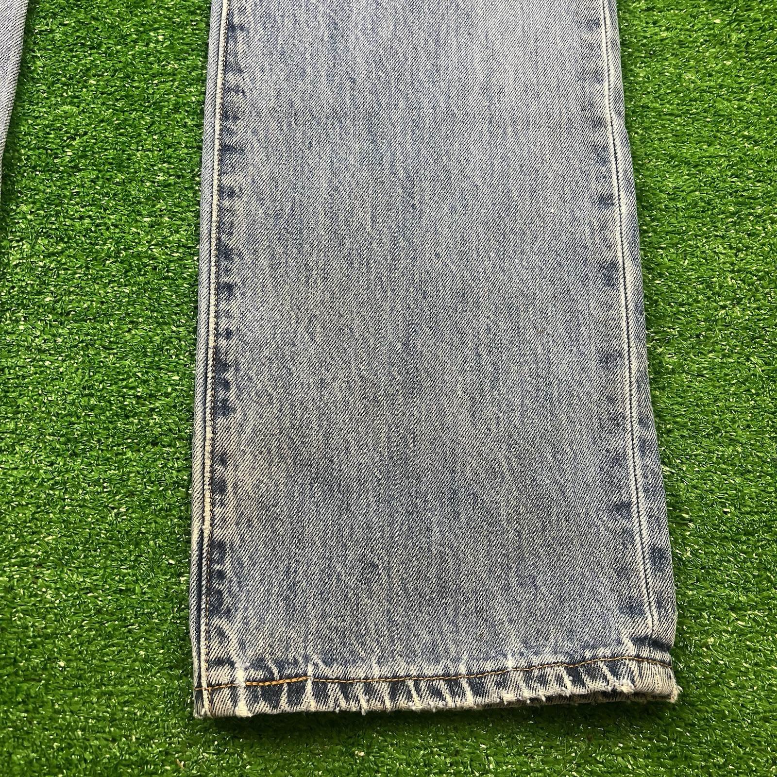 Custom Levis 501 Patchwork Jeans 33x36 Straight L… - image 10