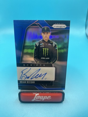 #ad Brian Deegan 2025 Panini Prizm Scripts Blue Prizm 33 49 Monster Energy $110.00