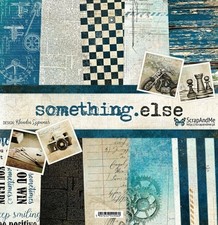 12x12 Scrapbook Paper Pack  Something.else  5 Double Sided Sheets  ScrapAndMe