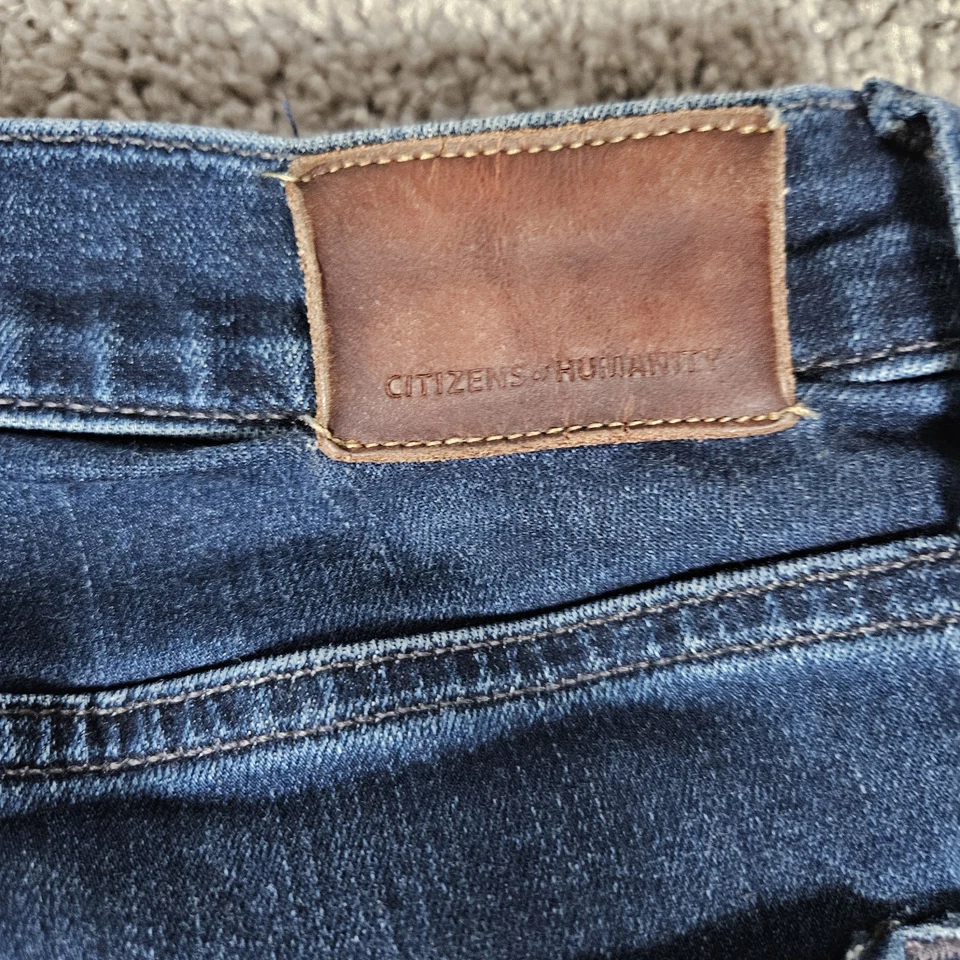 Citizens Of Humanity Jeans Mens 32X29 (Tag 34) Blue Gage Slim Straight Hemmed  - Image 3 of 4