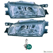 Scheinwerfer glasklar Depo H4 Set passt für Subaru Impreza (GC) ab 1992-2000