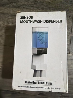 NEW Automatic Mouthwash Dispenser, For Kids/Adults/bathroom, Cups, Mouth Wash