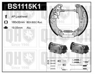 QH AP Brake Shoe Kit w/ Auto Adjust /Mounting /Wheel Brake Cylinder - BS1115K1