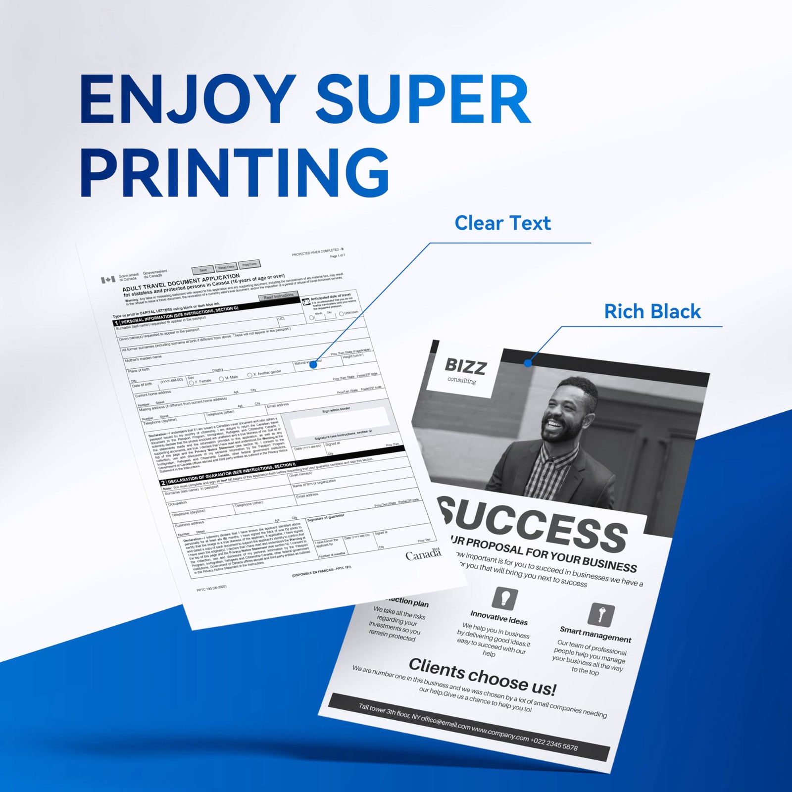 Toner TN1050 compatible Brother lot de 2 pour impression laser de documents