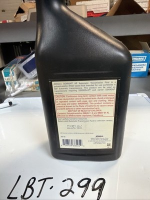 ACDelco 10-4101 Dexron Vehicle Automatic Transmission Fluid GM