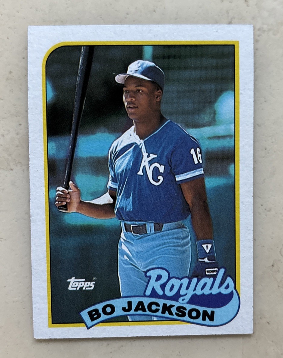 1989 Topps Baseball Card #540 - Bo Jackson - Kansas City Royals