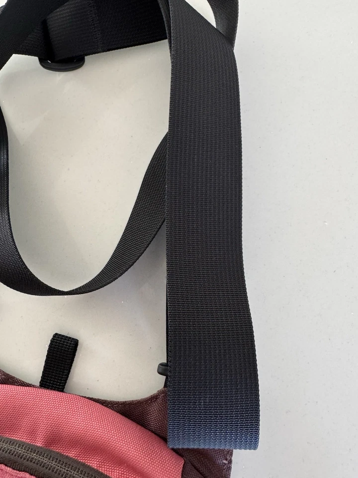 Bolsa tiracolo Columbia bolsa bolsa marrom pêssego caminhada ao ar livre viagem estilingue - Imagem 4 de 4