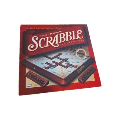 DELUXE TURNTABLE SCRABBLE  Parker Bros. Vintage 2001