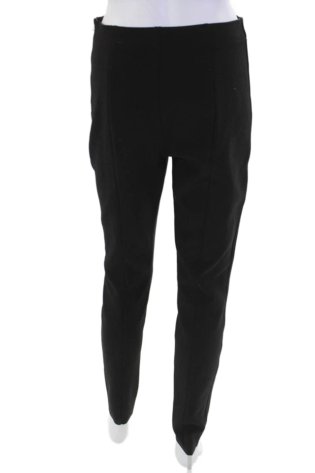 Elizabeth and James Womens High Rise Zipper Ankle Skinny Leg Pants Black Size 4 - Image 3 of 4