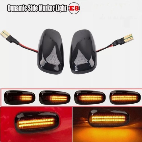 2x LED SEITENBLINKER Blinker Schwarz Für Opel Astra G Zafira A 1998-2004 - Picture 3 of 6