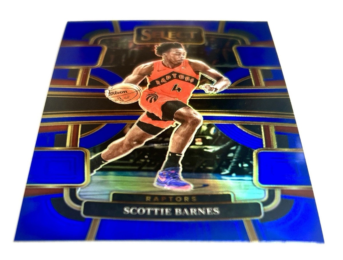 2023-24 Select Scottie Barnes Silver Blue Prizm Refractor SP #54