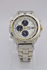 SEIKO 7T32-7E49 Two-Tone Panda Dial Chronograph & Alarm – Vintage - New Battery