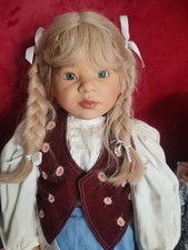 Künstlerpuppe " Cänseliesel" Karin Schmidt ., Götz. Inkl. Zertifikat