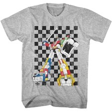 Voltron 80S Checkerboard T-Shirt
